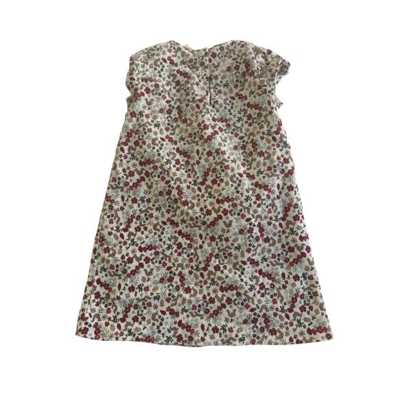 The Prairie By Rachel Ashwell Girls 4T Floral Fall Squirrel Corduroy Dress #5475 - Picture 6 of 10